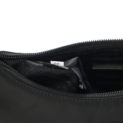 Prada Tessuto Nylon Mini Re-Edition 2000 Bag Black 8 of 10