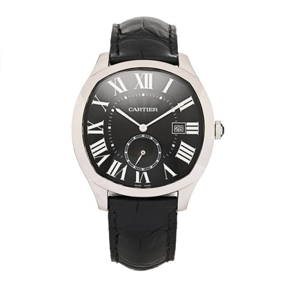 Cartier Stainless Steel Alligator 41mm Drive De Cartier Automatic Watch Black 1 of 5