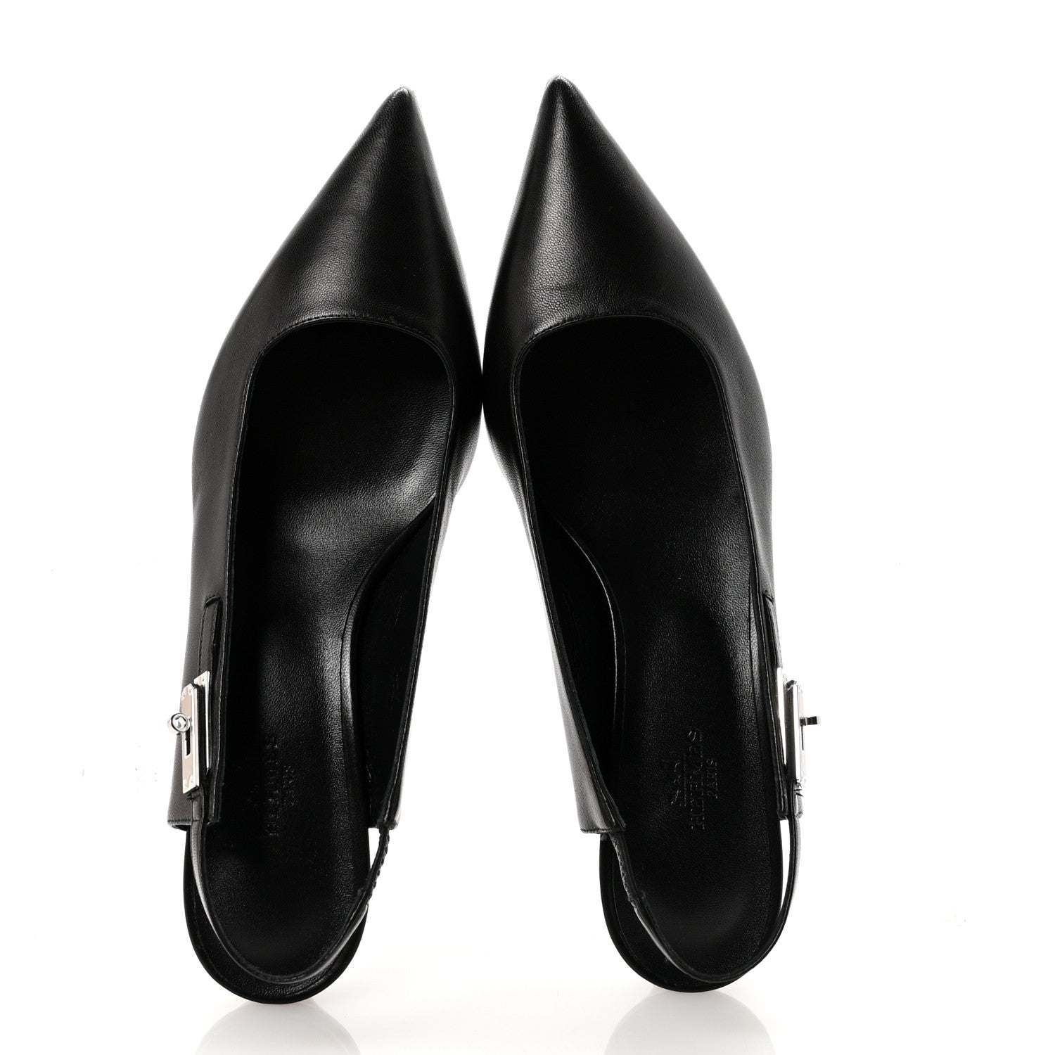 Hermes Nappa Lover 40 Pumps 40 Black 2 of 9