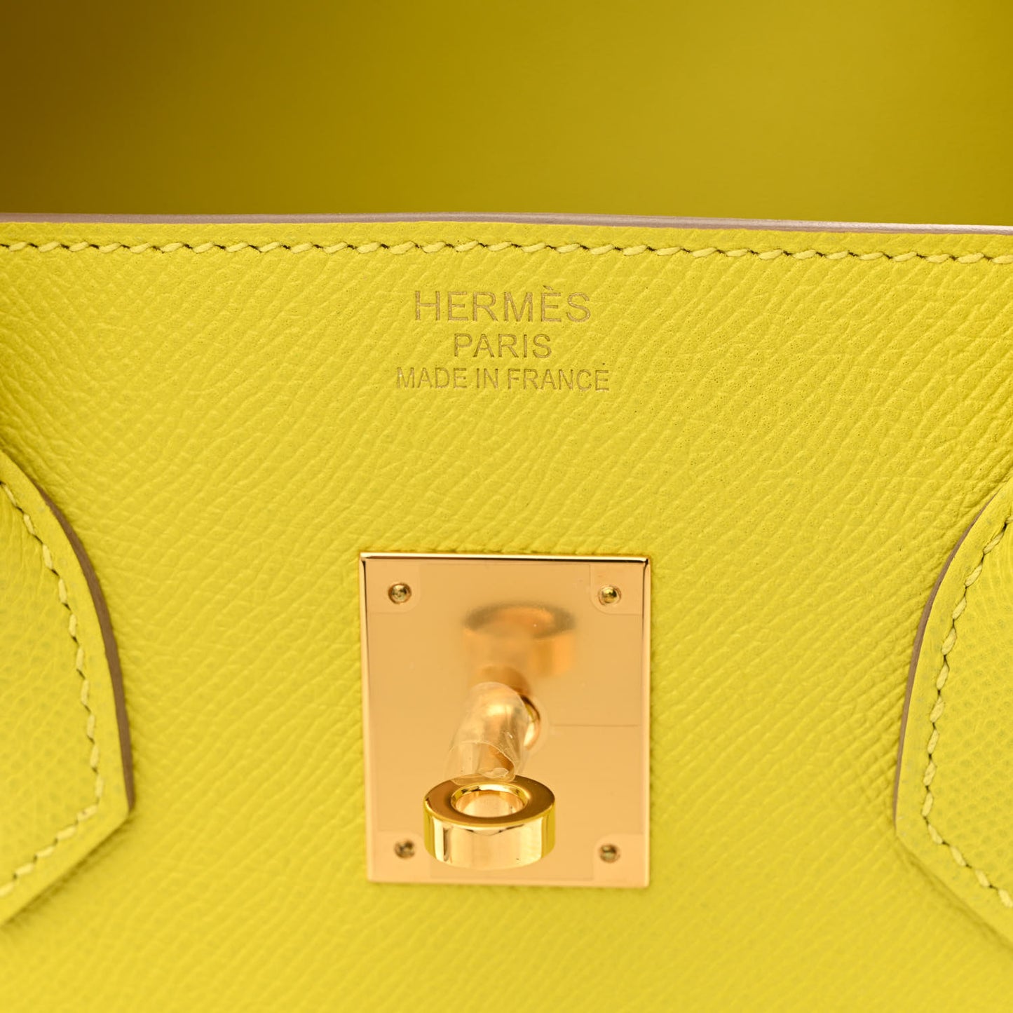 Epsom Birkin 35 Lime