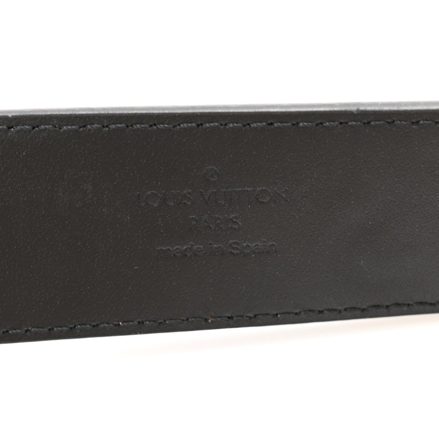 Calfskin 35mm LV New Wave Belt 80 32 Black
