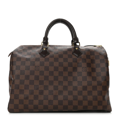 Louis Vuitton Damier Ebene Speedy 35 1 of 9