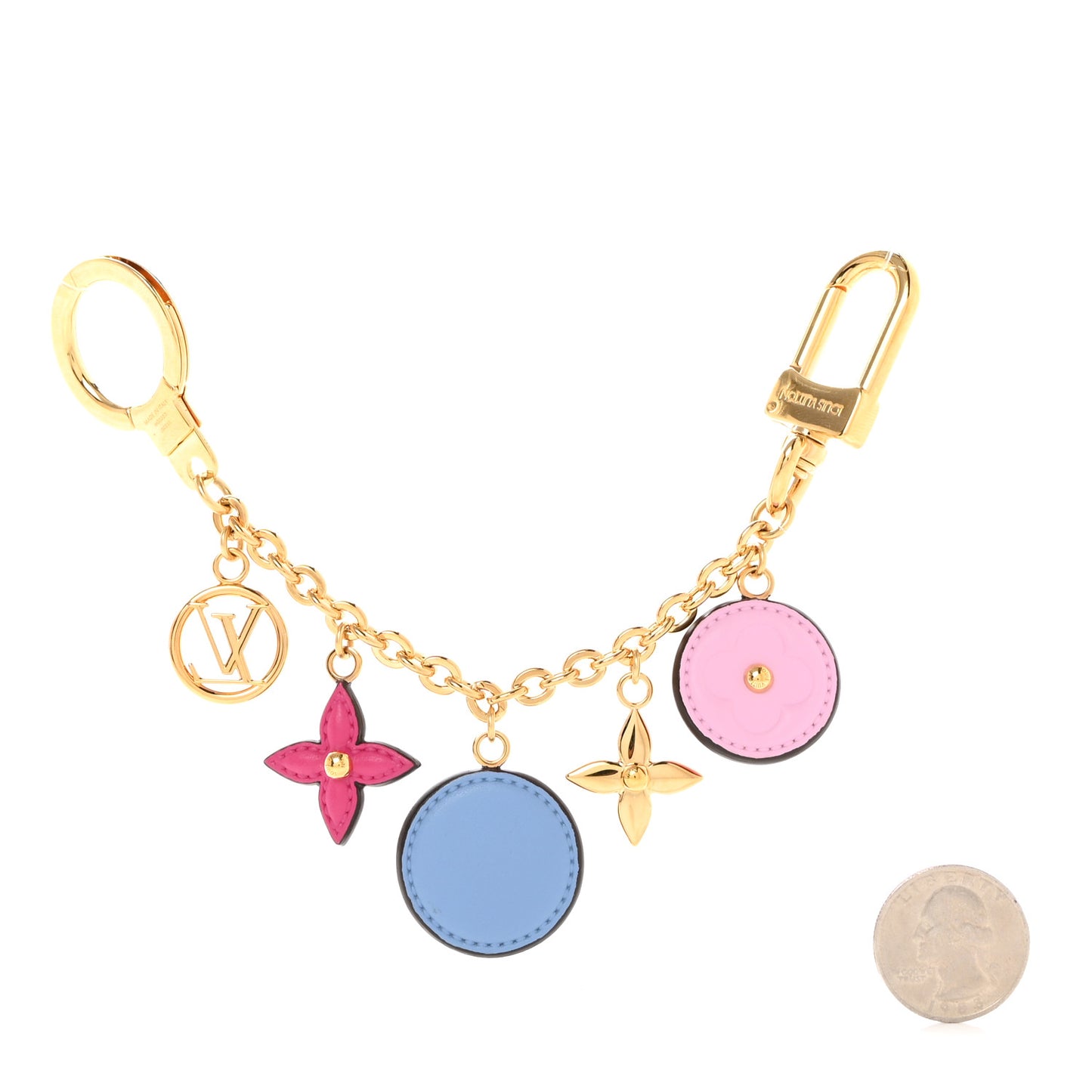 Preppy Flowers Bag Charm Chain Multicolor