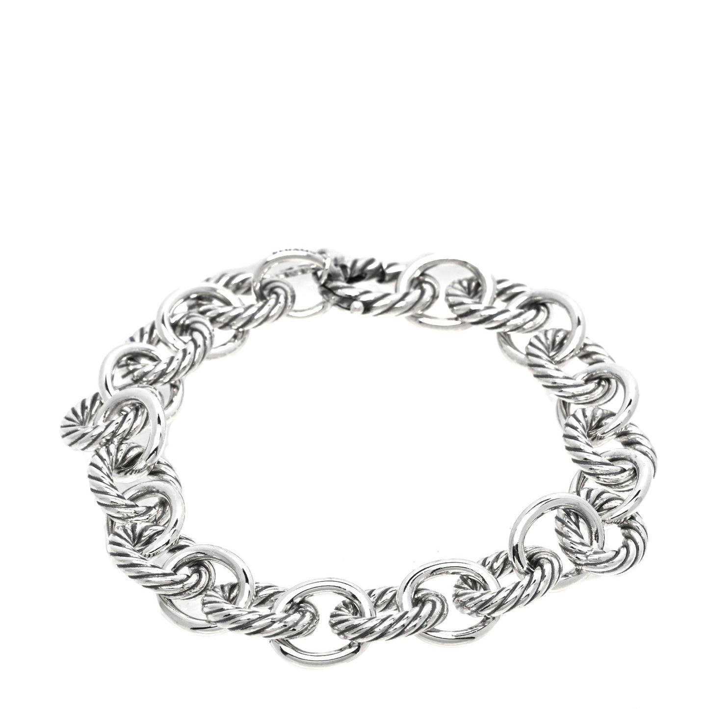Sterling Silver 10mm Medium Oval Link Bracelet