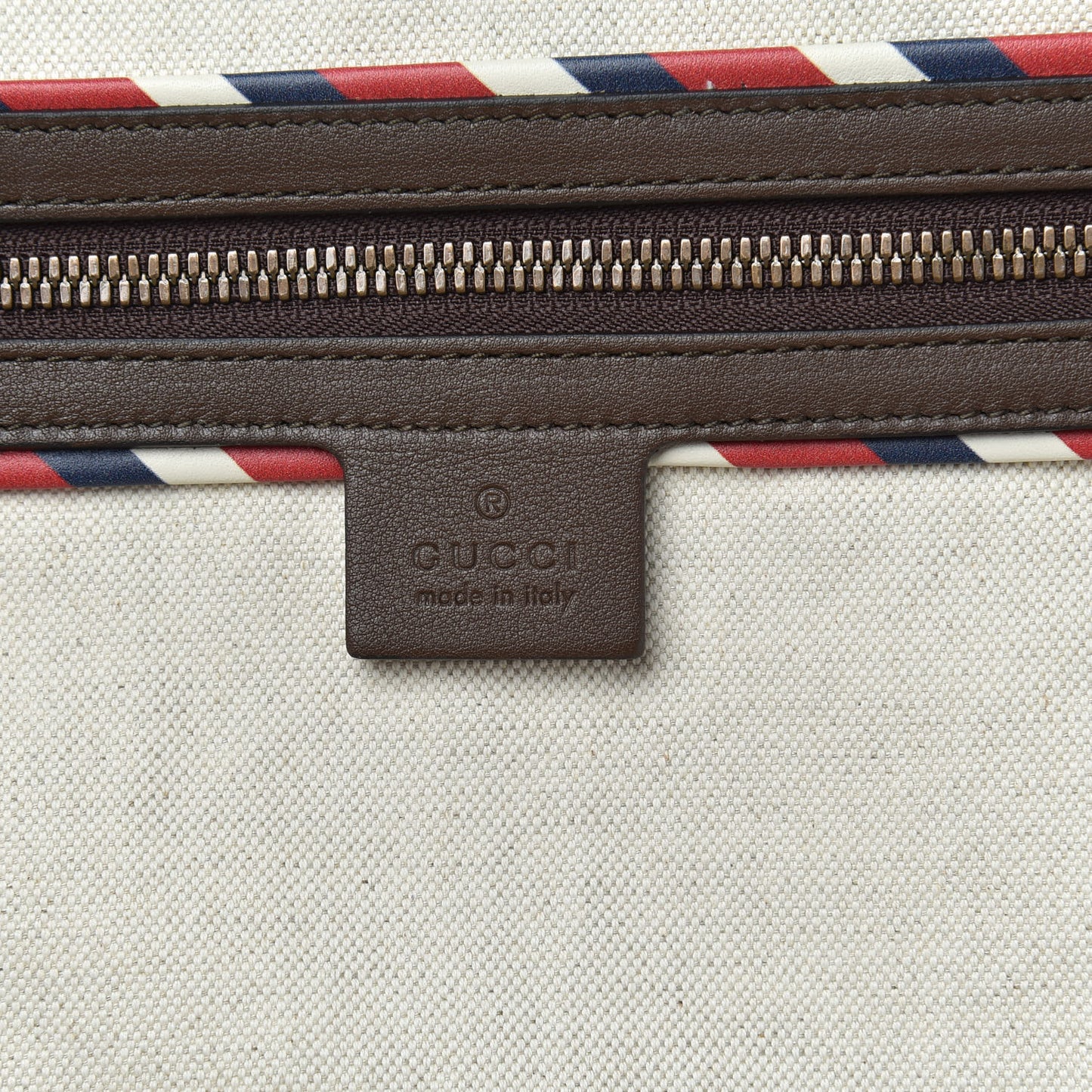 GG Supreme Monogram Embroidered Modern Future Courrier Suitcase