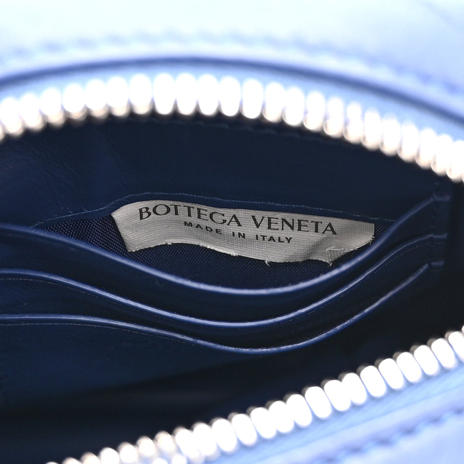 Bottega Veneta Nappa Intrecciato Phone Case Crossbody Bag Cobalt 7 of 11
