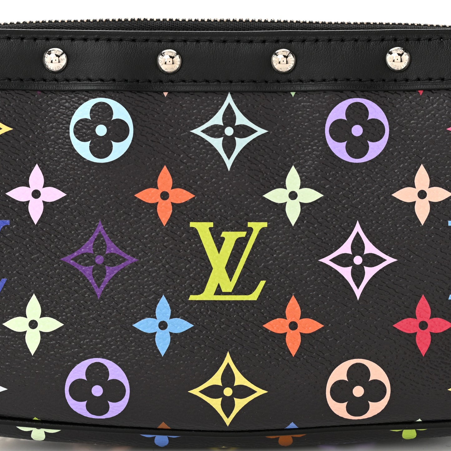 LV X TM Monogram Multicolor Pochette Accessories Black