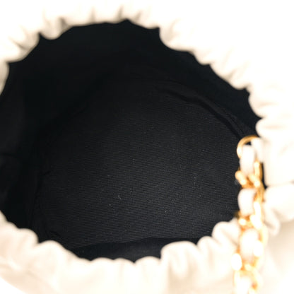 Khaite Smooth Calfskin Aria Bucket Bag Off White 5 of 9