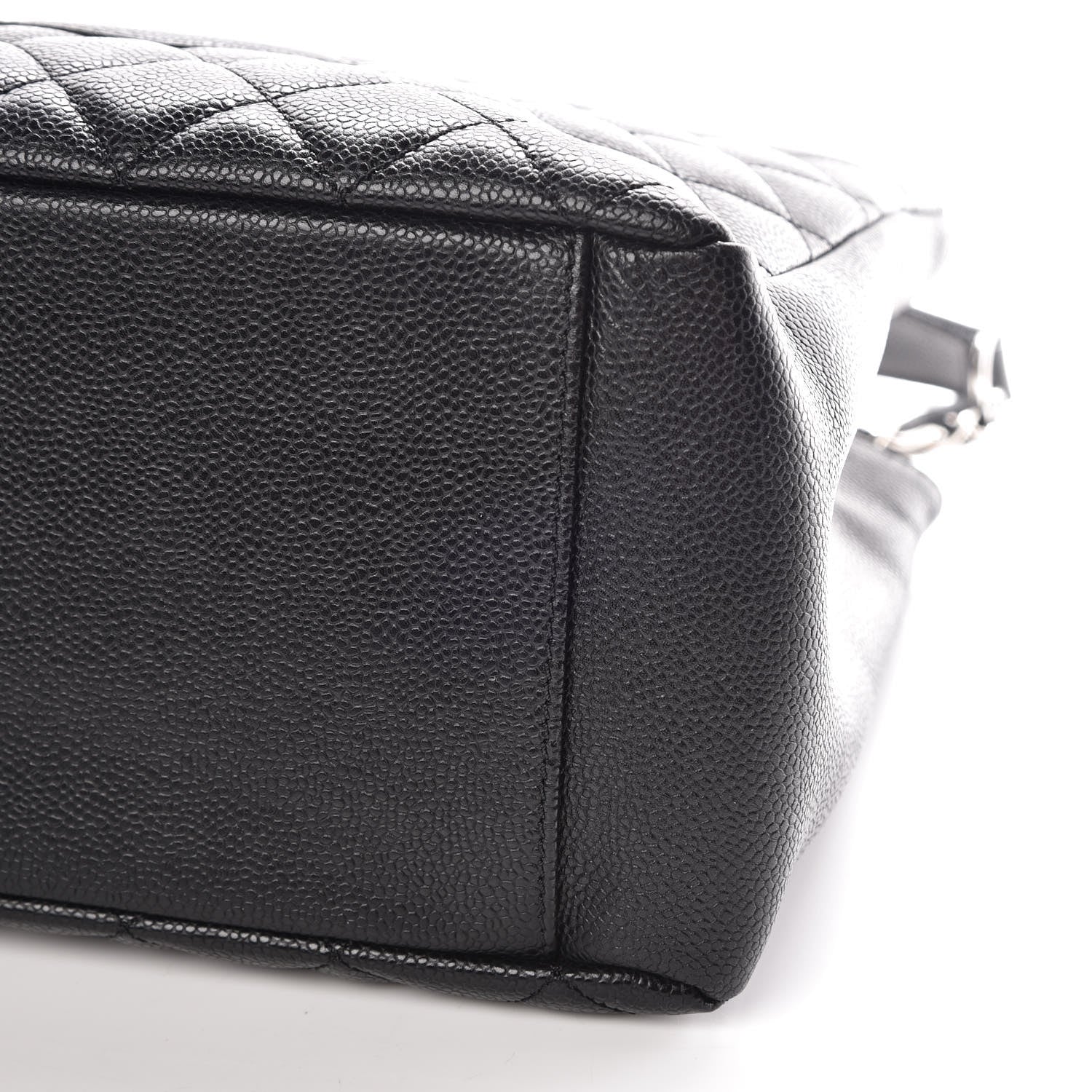 Chanel Caviar Quilted Grand Shopping Tote GST Black 9 of 10