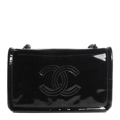 Chanel Vinyl Small Lipstick Flap Black 1 of 7
