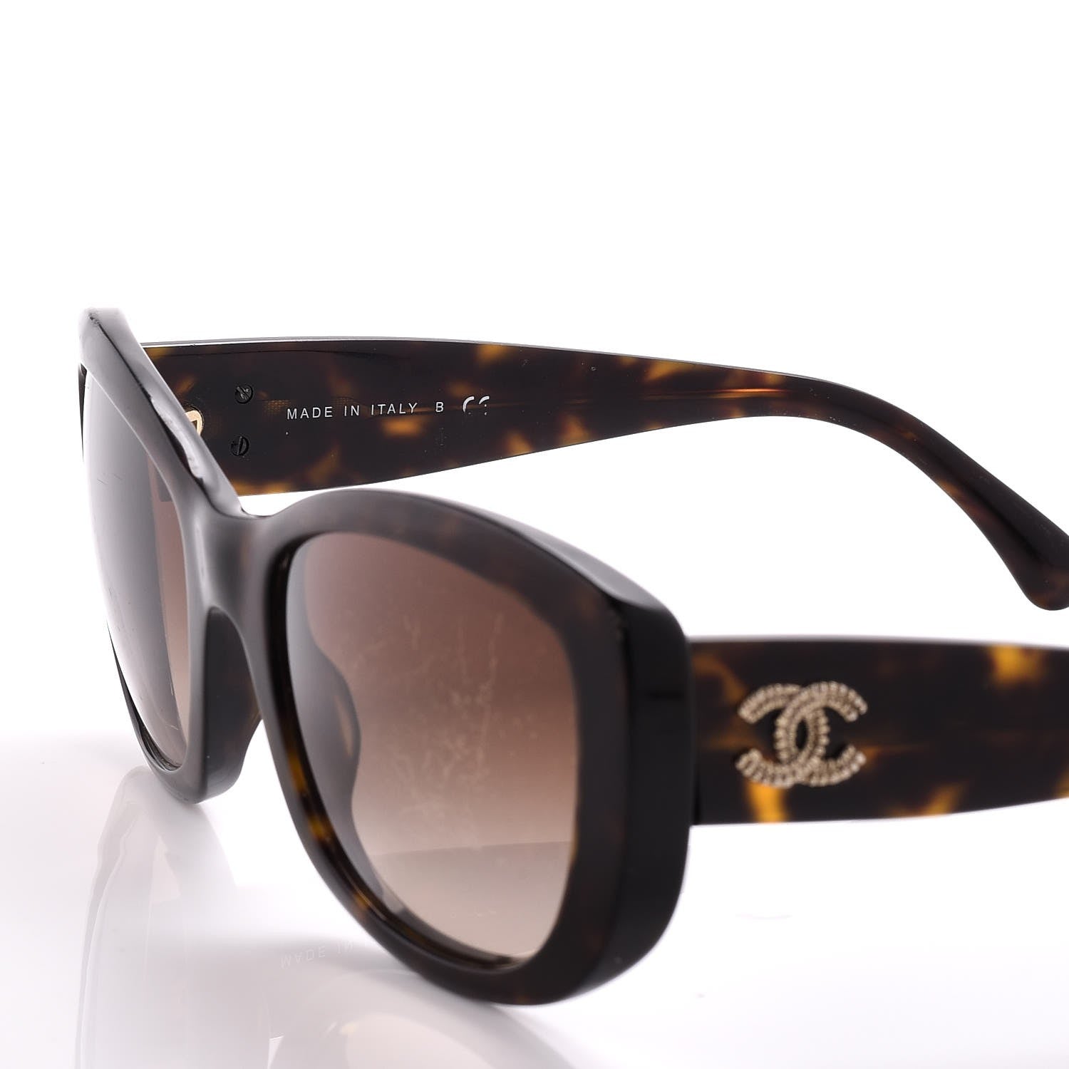 Chanel Acetate CC Sunglasses 5239 Tortoise 6 of 9