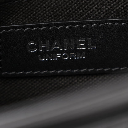 Chanel Calfskin Quilted CC Uniform Flap Belt Bag Black 6 of 11