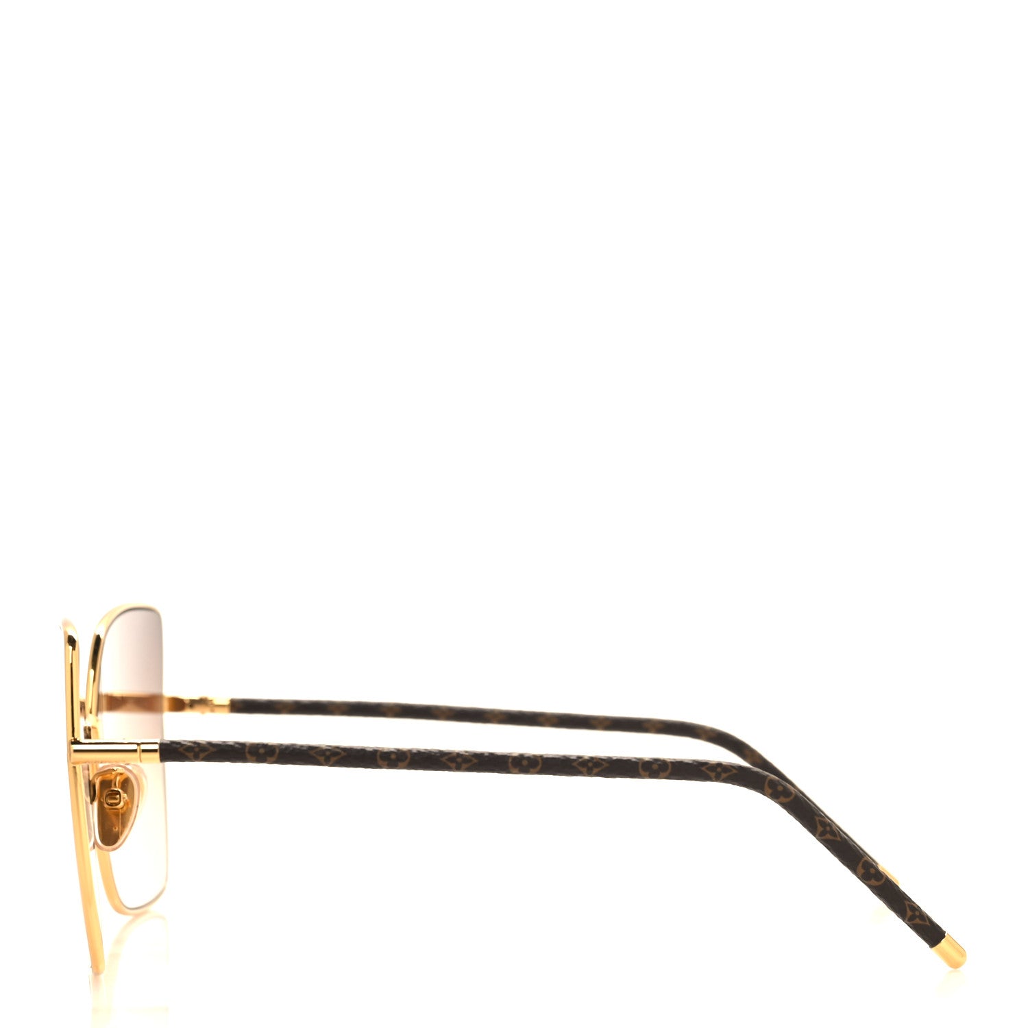Louis Vuitton Monogram Metal LV First Square Sunglasses Z1928U 3 of 6