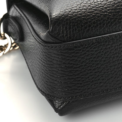 Gucci Dollar Calfskin Interlocking G Crossbody Bag Black 8 of 9