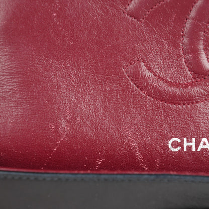 Chanel Lambskin Quilted Medium Double Flap Black 11 of 11