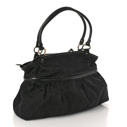 Fendi Zucca Large Chef Shopper Tote Black 3 of 9
