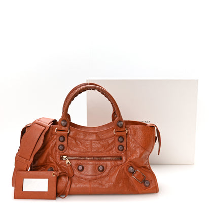 Balenciaga Agneau Giant 21 Rose Gold Hardware Part Time Orange Brulee 12 of 12