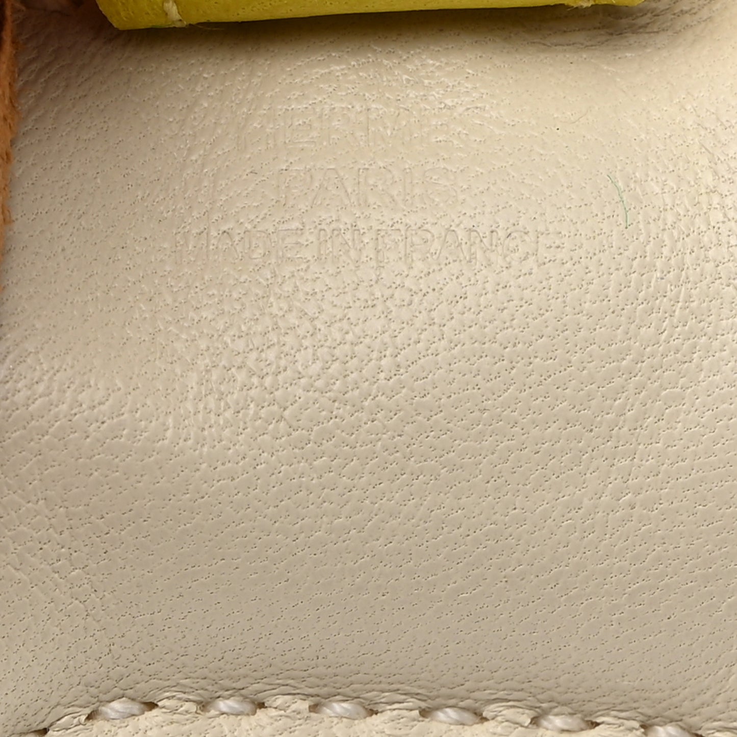 Milo Lambskin Grigri Rodeo Horse Bag Charm PM Craie Chai Lime