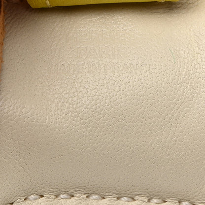 Hermes Milo Lambskin Grigri Rodeo Horse Bag Charm PM Craie Chai Lime 4 of 4