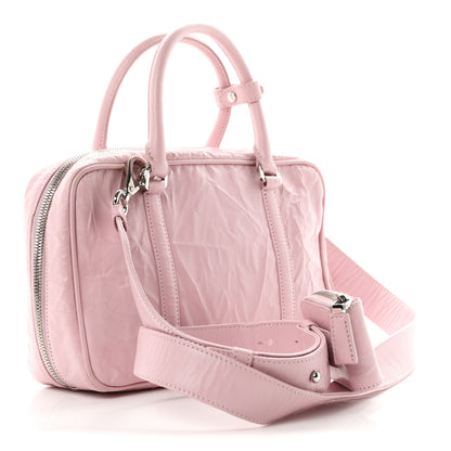 Prada Nappa Antique Medium Re-Edition 2001 Two Handle Bag Alabastro 3 of 11
