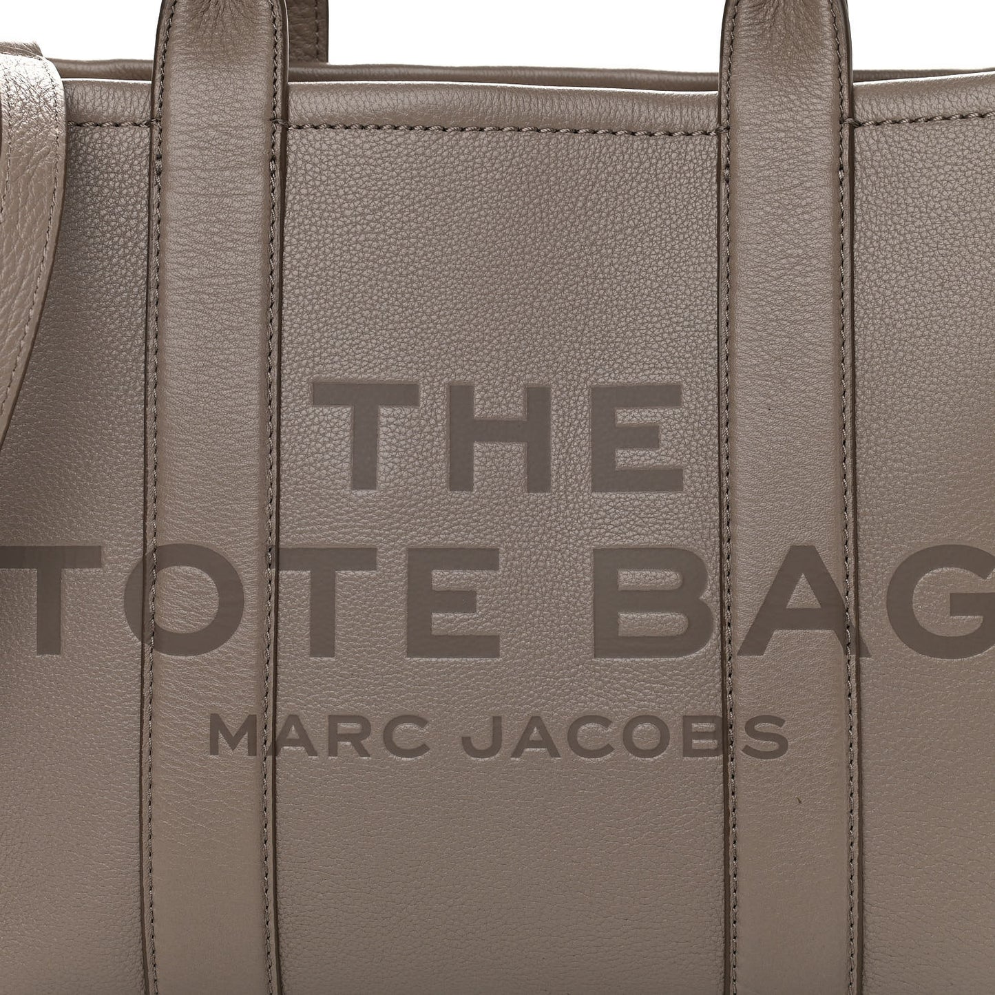 Grained Calfskin Medium The Tote Bag Taupe