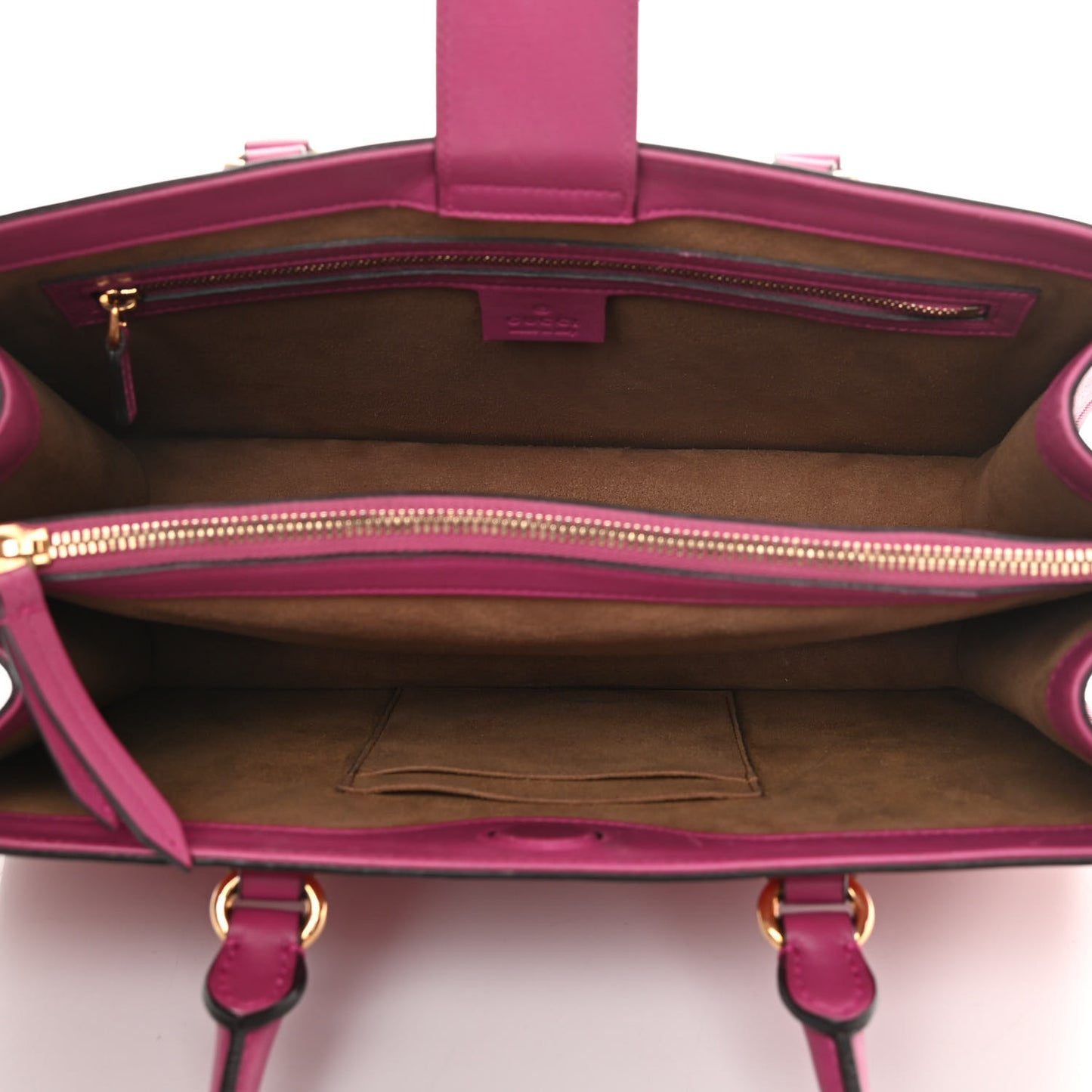 Calfskin Small Top Handle Bag Hibiscus Red New Rosette