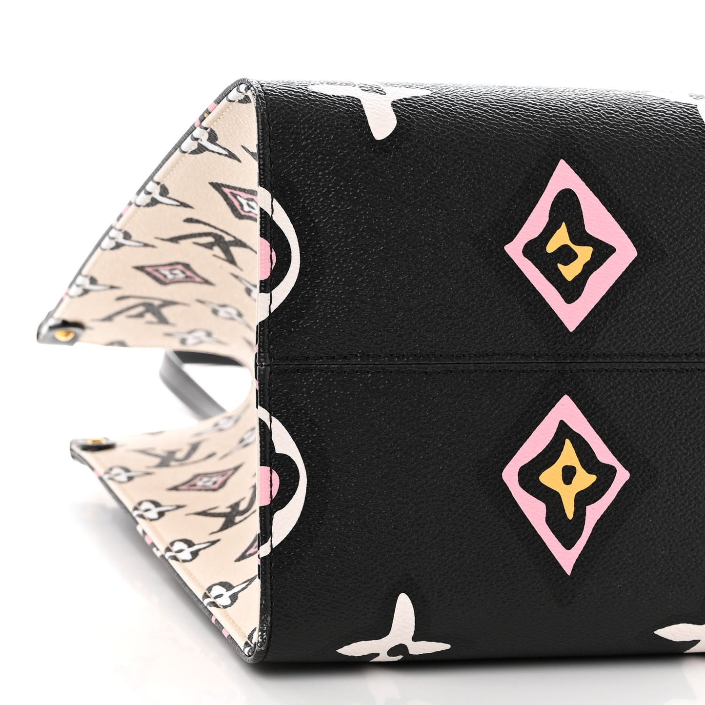 Monogram Giant Wild At Heart Onthego GM Black