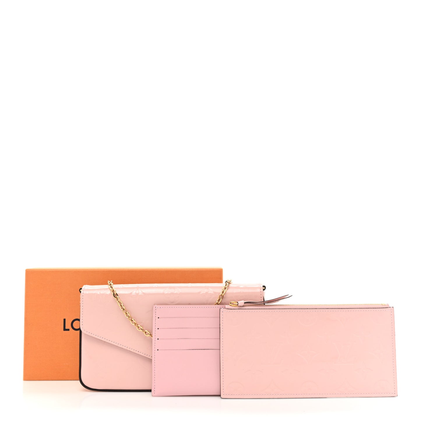 Vernis Felicie Chain Wallet Rose Ballerine