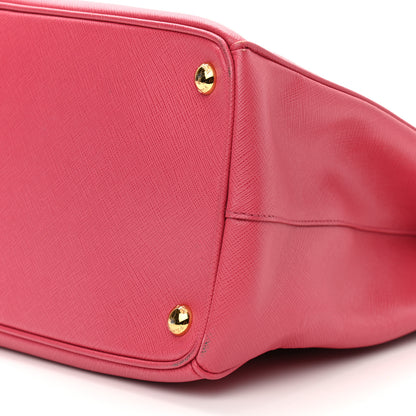 Prada Saffiano Medium Galleria Double Zip Tote Peonia 9 of 15