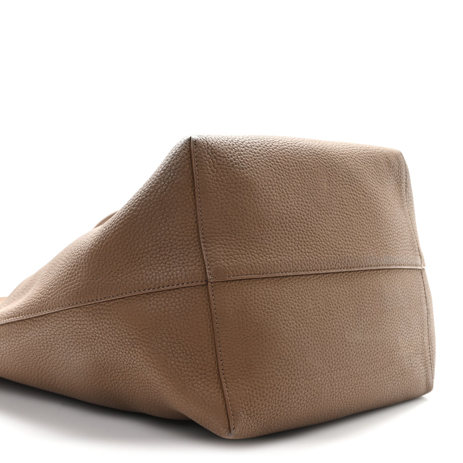 The Row Grained Calfskin Large N/S Park Tote Dark Olive 8 of 11