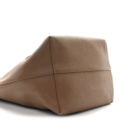 The Row Grained Calfskin Large N/S Park Tote Dark Olive 8 of 11