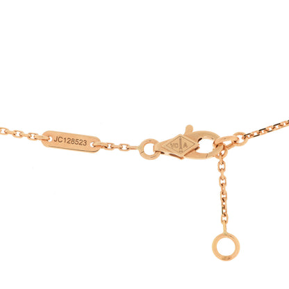 Van Cleef & Arpels 18K Yellow Gold Mother of Pearl Sweet Alhambra Bracelet 4 of 6