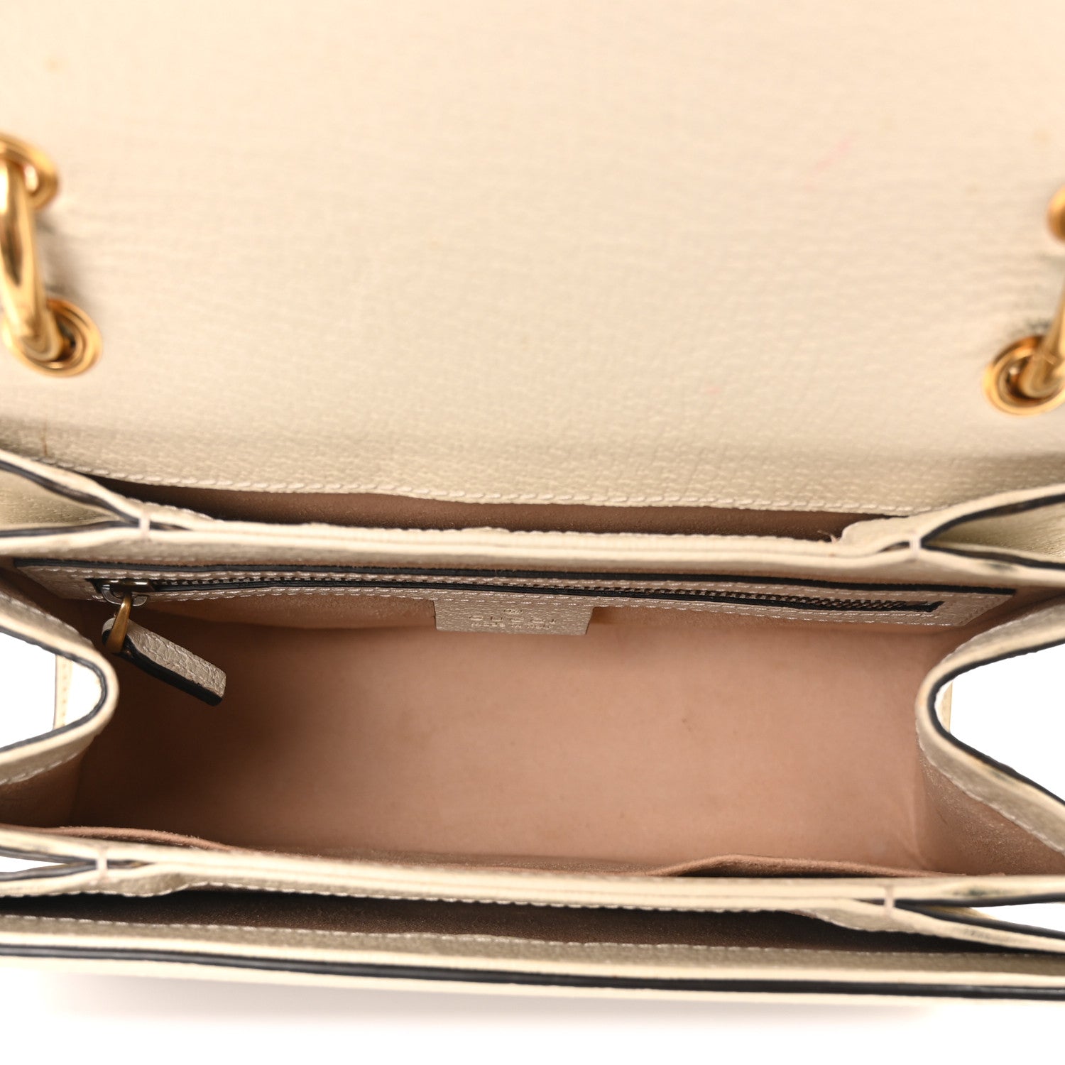 Gucci GG Supreme Monogram Small Queen Margaret Top Handle Bag White 5 of 10