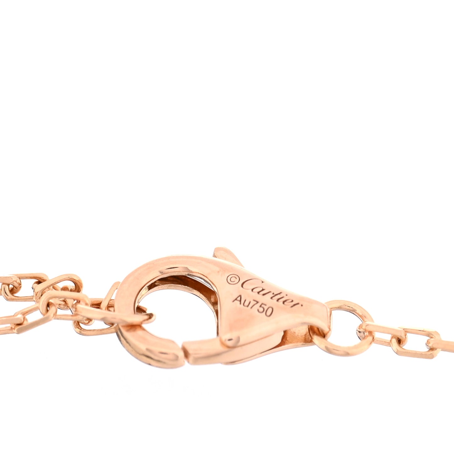 18K Pink Yellow White Gold Diamond Trinity One Diamond Chain Bracelet