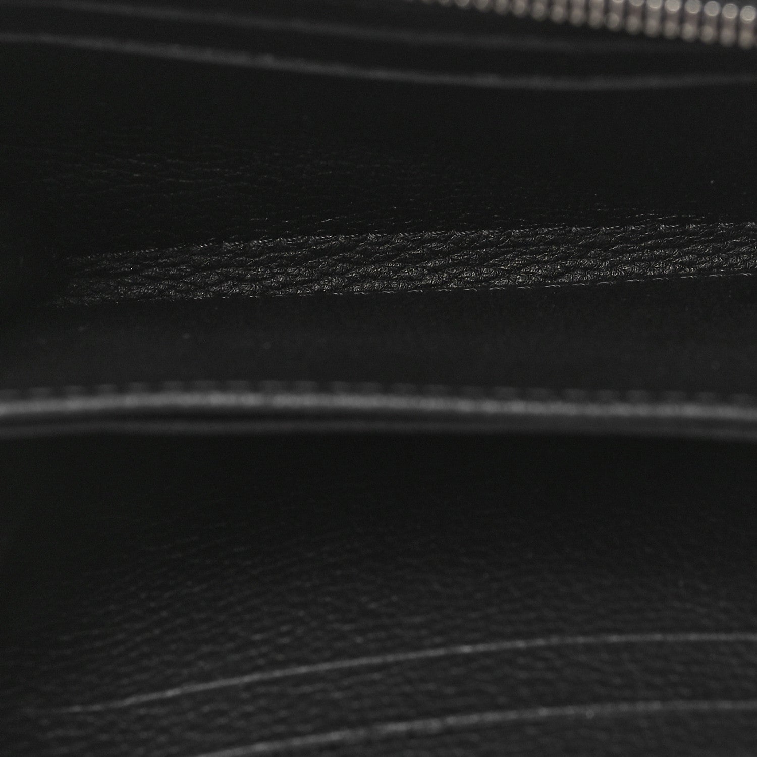 Louis Vuitton Calfskin Lockme Zippy Coin Purse Black 5 of 6