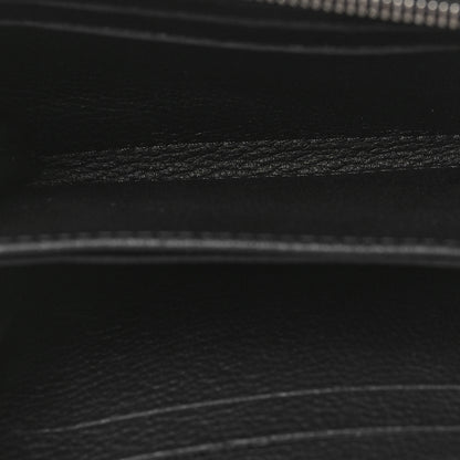 Louis Vuitton Calfskin Lockme Zippy Coin Purse Black 5 of 6
