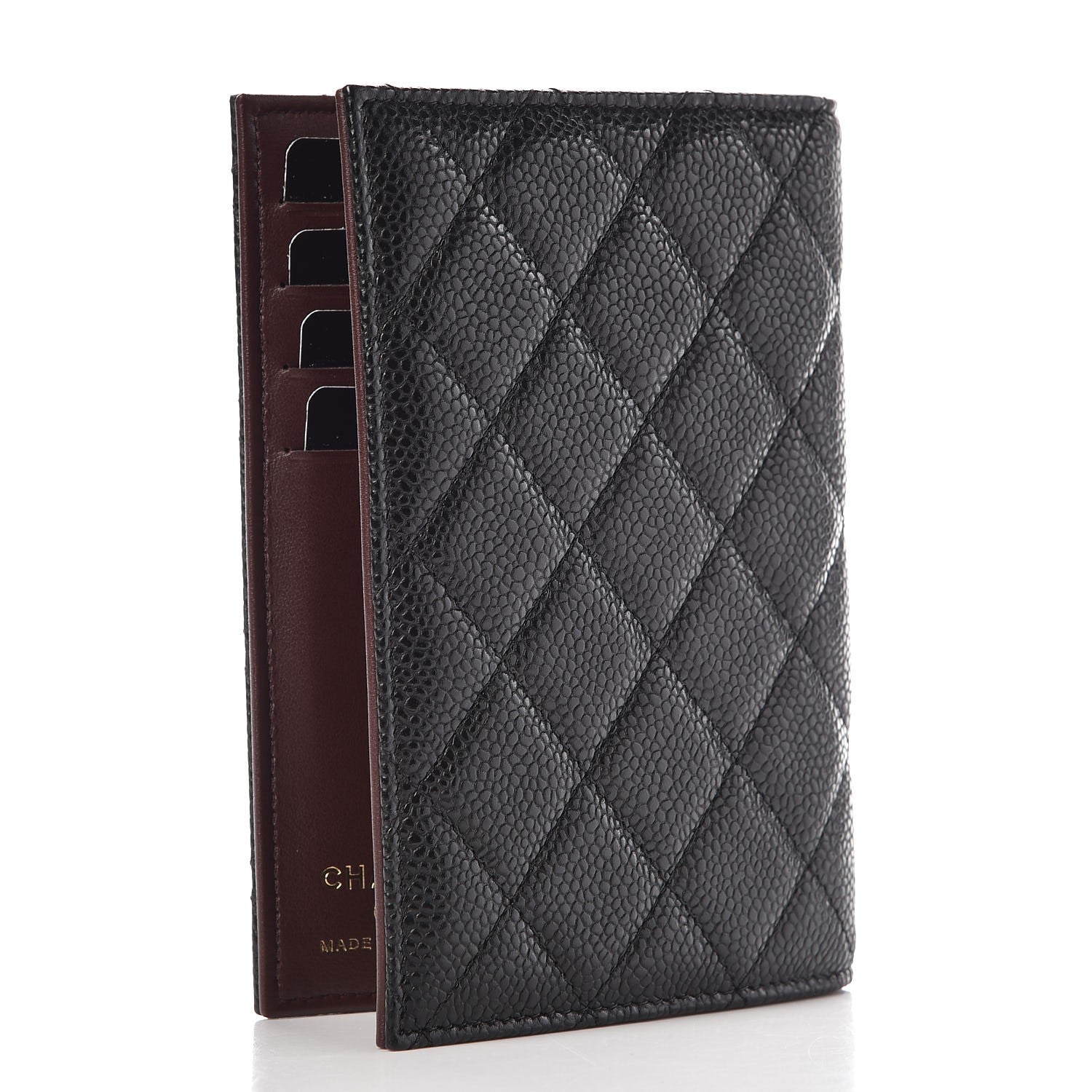 Chanel Caviar Quilted Passport Holder Black 3 of 8