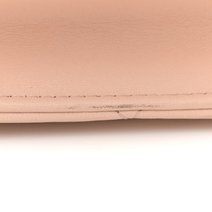 Chanel Lambskin Quilted Sweet Camellia Wallet on Chain WOC Light Beige 11 of 11