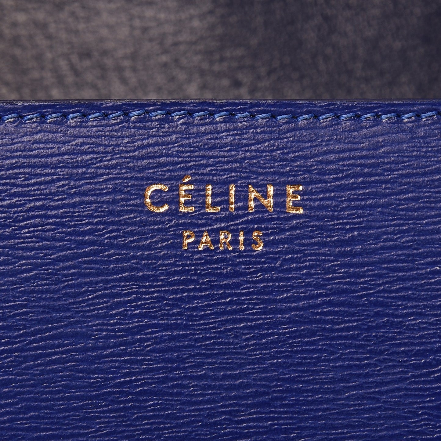 Smooth Calfskin Small Classic Box Flap Bag Indigo