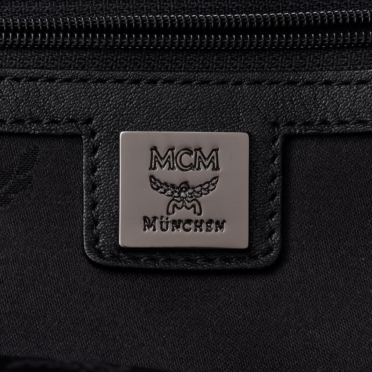 MCM Visetos Medium Studded Stark Backpack Black 5 of 10