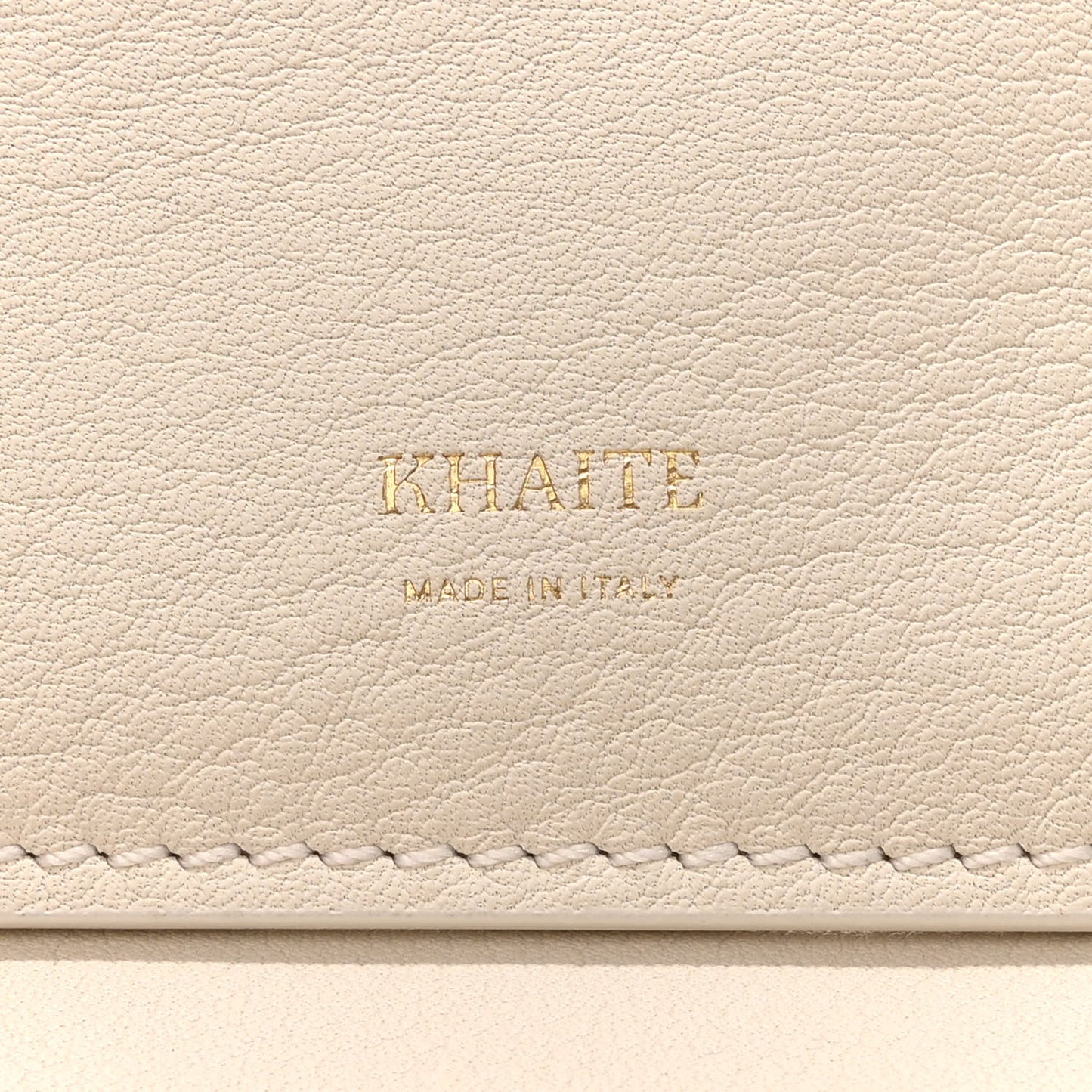 Pebbled Calfskin Sara Tote Off White