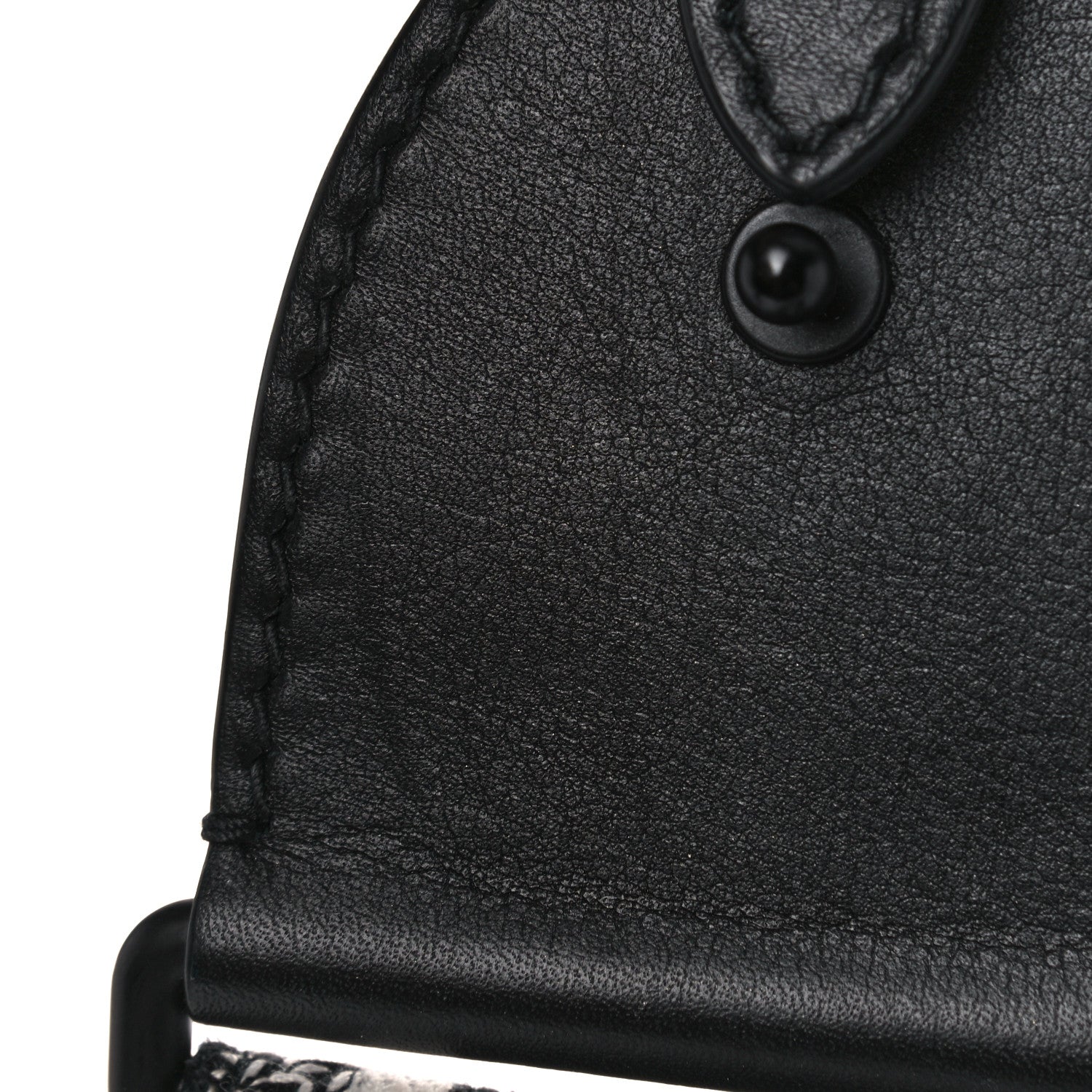 Christian Dior Canvas Embroidered Shoulder Strap Black Ultramatte 8 of 10