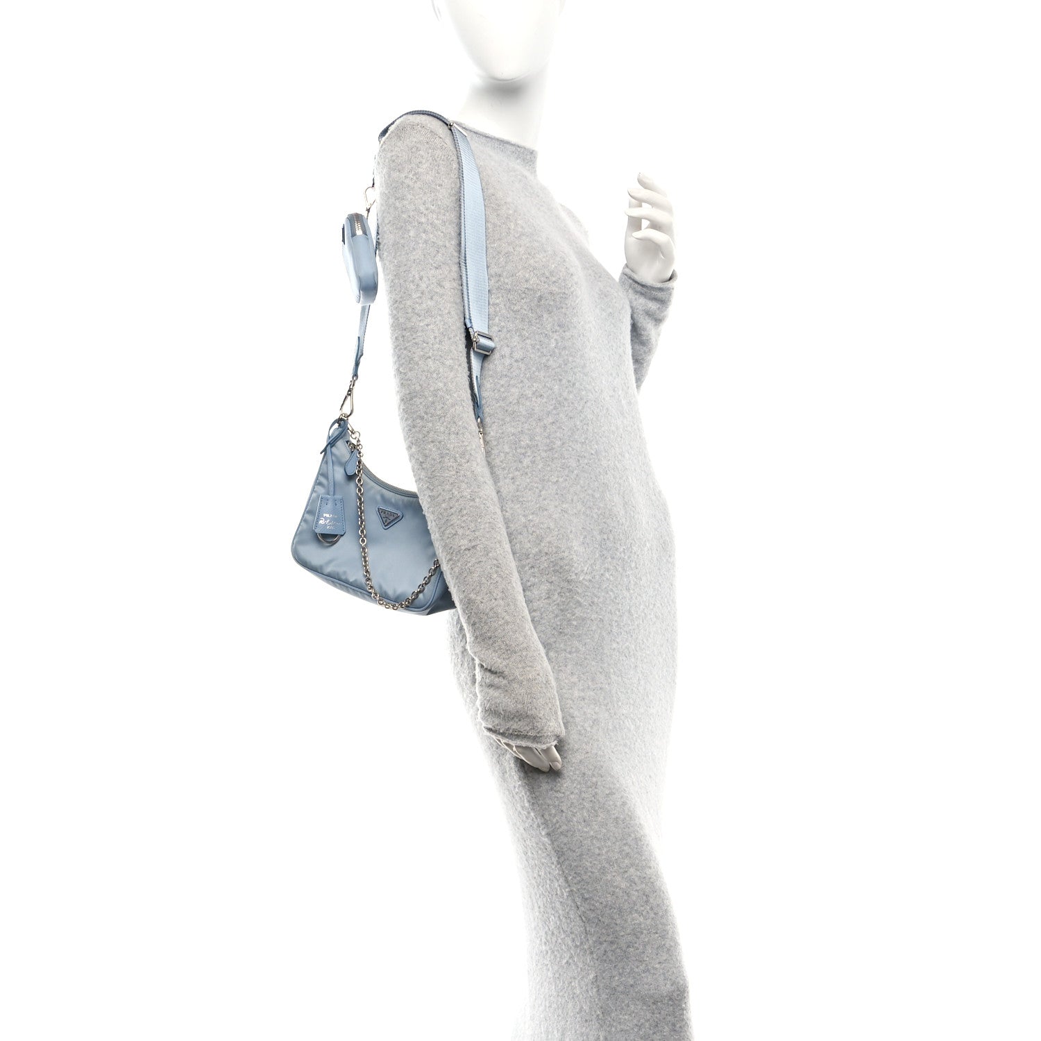 Prada Nylon Re-Edition 2005 Shoulder Bag Astrale 2 of 11