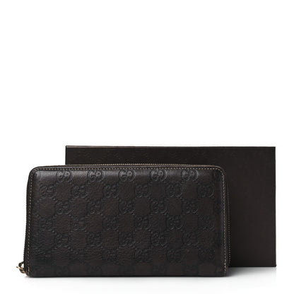 Gucci Guccissima Bamboo Tassel Zip Around Wallet Brown 10 of 10