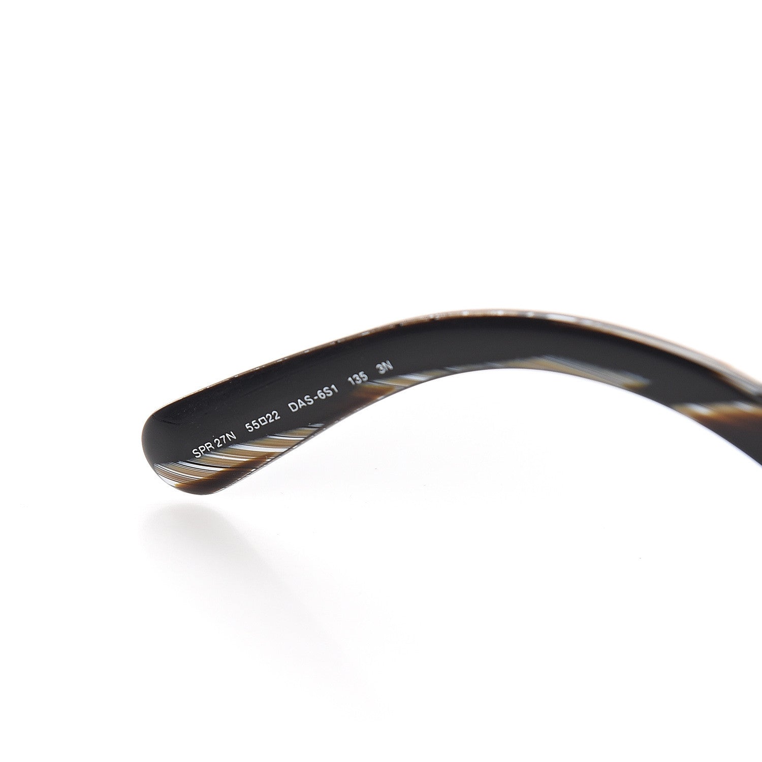Prada Baroque Sunglasses SPR 27N Black Horn 5 of 7