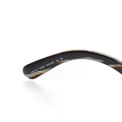 Prada Baroque Sunglasses SPR 27N Black Horn 5 of 7