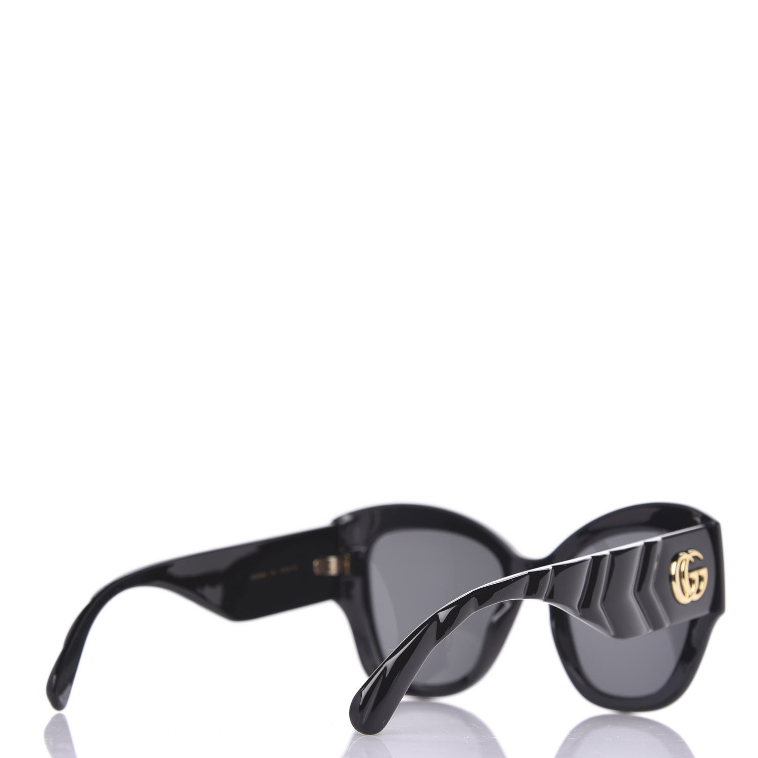 Gucci Acetate GG Butterfly Sunglasses GG0808S Black 4 of 7