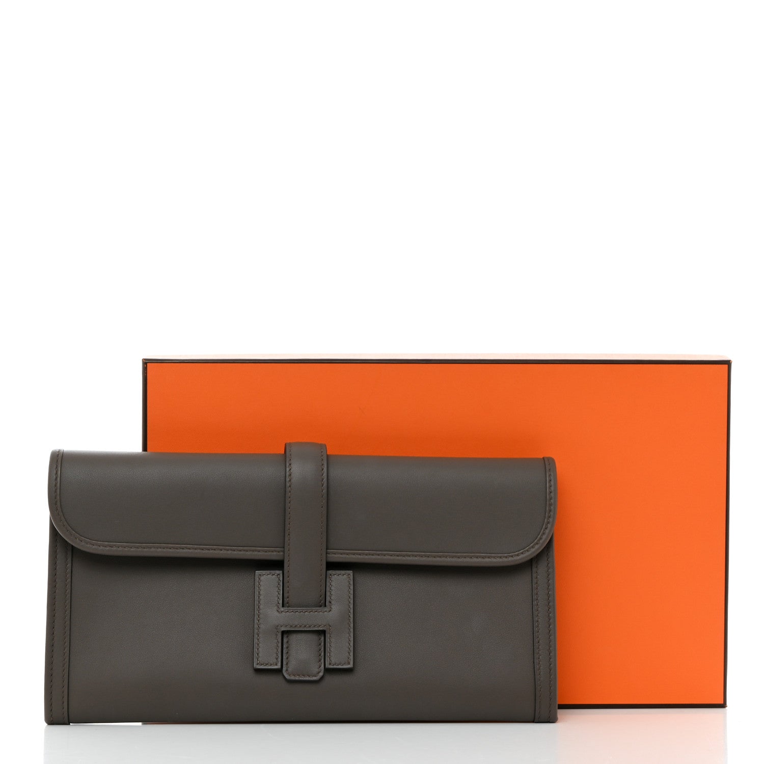 Hermes Swift Jige Elan 29 Clutch Etain 9 of 9