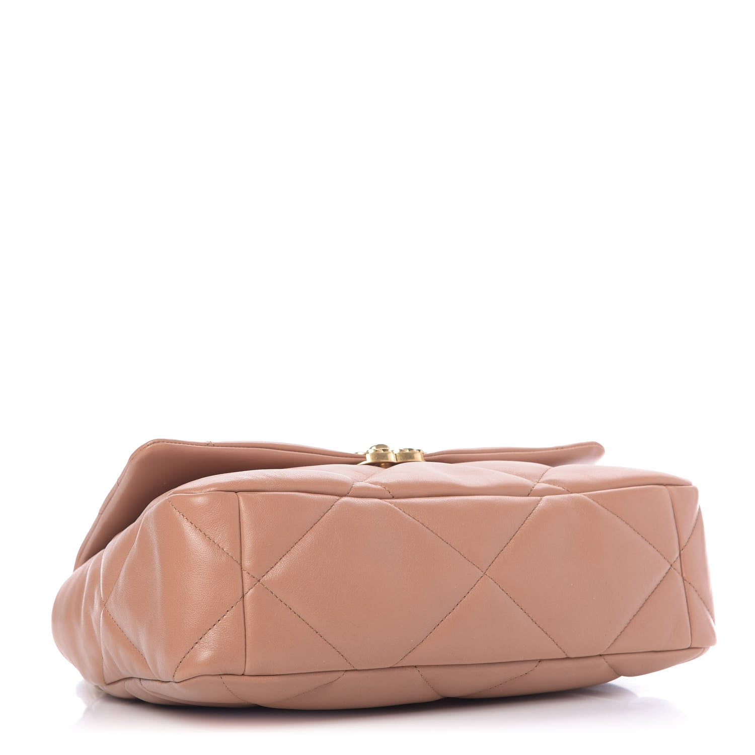 Chanel Lambskin Quilted Large 19 Flap Brown 4 of 10