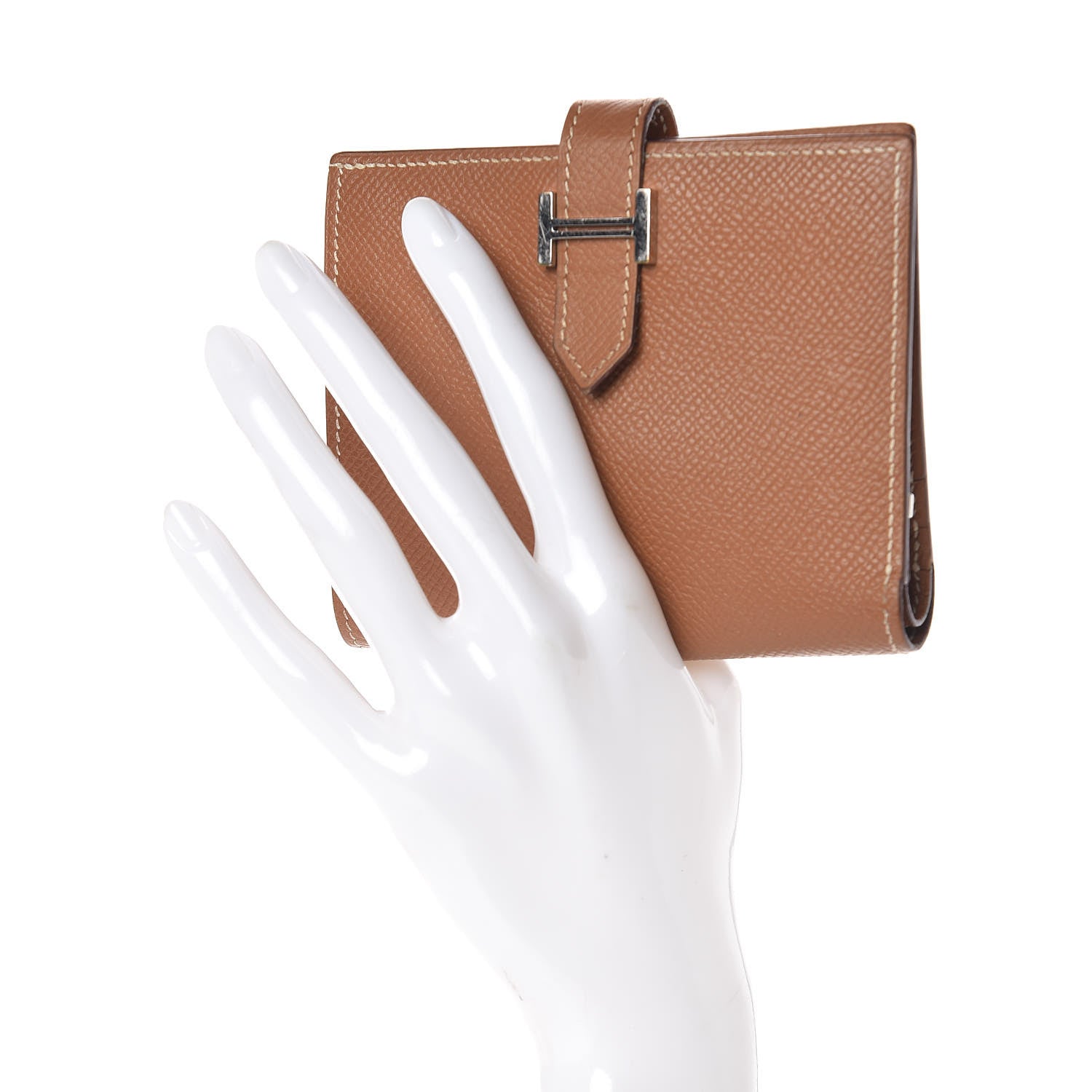 Hermes Epsom Bearn Compact Wallet Gold 2 of 7